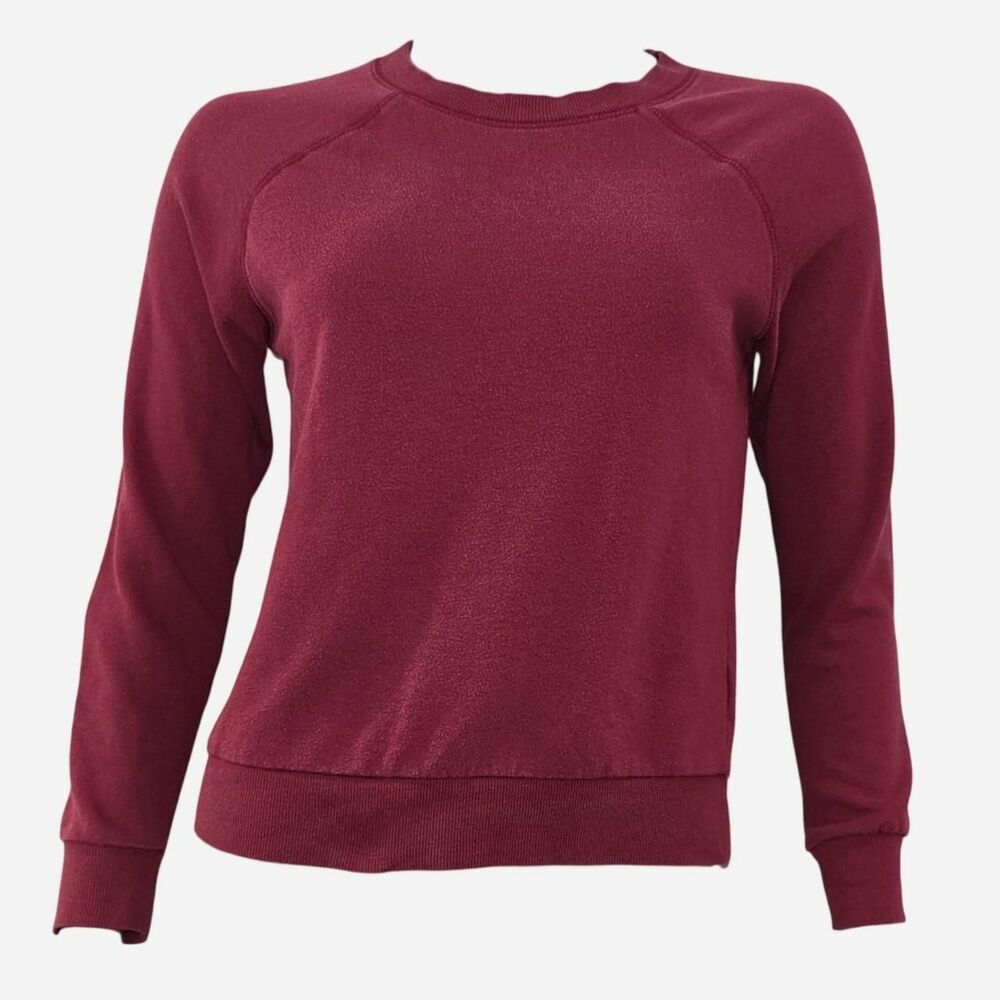 H-m Women's Red and Burgundy Sweatshirt